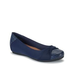Baretraps Women's Midnight Mitsy Slip On Memory Foam Ballet Flats 9M